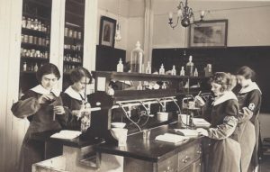 1920s chemistry Sr Bernadette Brian class