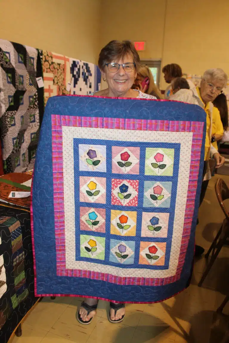 Martha Morris of Hawesville had fun winning “Flower Fun” in the next-to-last bingo game. Martha Morris of Hawesville had fun winning “Flower Fun” in the next-to-last bingo game.