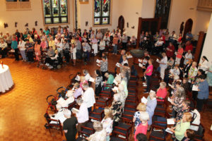 The Motherhouse Chapel was full as alumnae and Ursuline Sisters gathered for Mass.