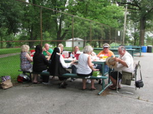 Blessed Mother lunch in park 6-27-13 (4)