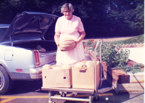 Sister Catherine spent many years hauling produce from Brauegitam Orchard near Belleville, Ill., when she was a cook for the Ursuline Sisters of Belleville.