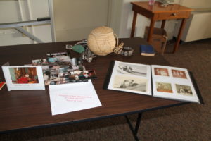 Also available were photos of the Ursuline Sisters' ministry in Chile and other Chilean artifacts.