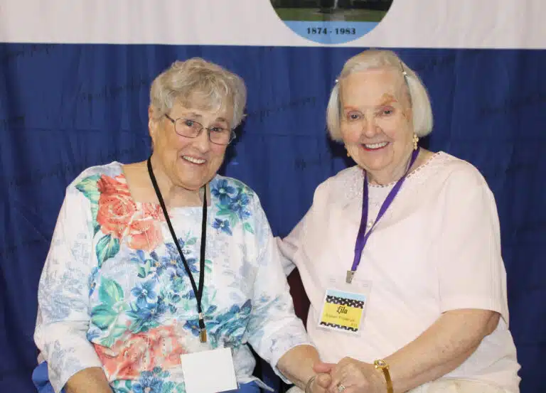 Class of 1963: From left, Sister Karla Kaelin and Lila Basham Frederick. Class of 1963: From left, Sister Karla Kaelin and Lila Basham Frederick.