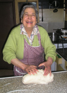 Celinda says, "I love to make bread!" Her family and friends know by the taste.