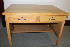 Desk, two-drawer