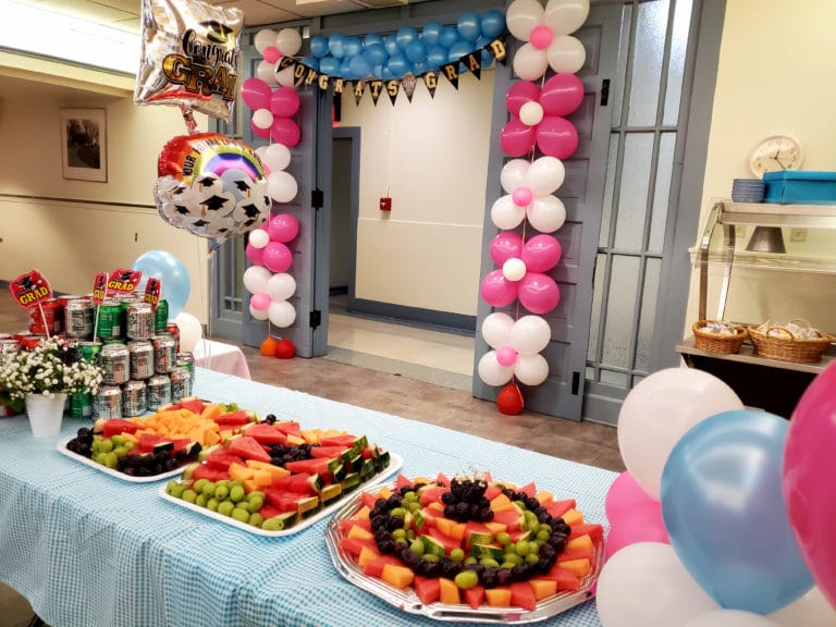 The Vietnamese sisters living at Brescia provided the fruit and decorations in the Motherhouse dining room.