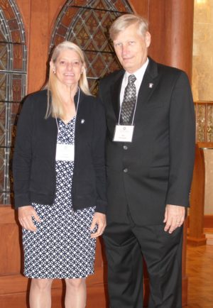 Cindy and Ron Bornander smile after making their formal commitment as Ursuline Associates. This husband and wife completed the Associate Formation program together.