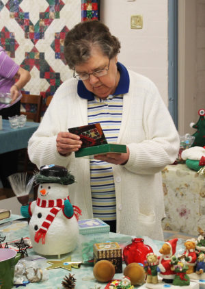 Sister Paul Marie Greenwell decides if she has someone on her Christmas list for this item on Oct. 26.