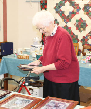 Sister Joan Walz plans to “frame” a few people with these Christmas purchases.