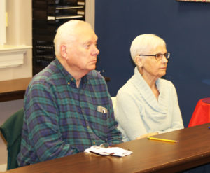 Chris and Joyce Kormelink listen to Sister Pam say how theological reflection helps us to better understand ourselves.