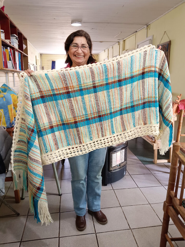 Sister Mimi had high praise for this first-year weaving student. Sister Mimi had high praise for this first-year weaving student.