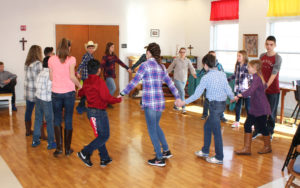 It may be called square dancing, but there’s always time to form a circle.