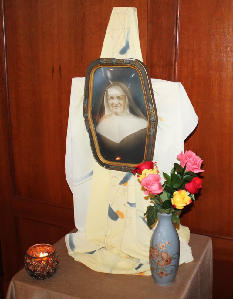 This photo of Mother Aloysius was present in the Chapel for Mass.
