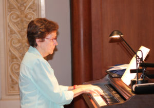 Ursuline Sister Mary Henning selected all the music for the liturgy and played the piano during the commitment ceremony and Mass.