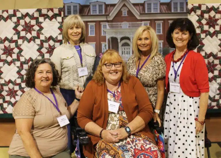 The incoming Executive Board is, from left, Alicia Cecil Harrington A’82, Vickie Bickett Groce A’74, Brenda Basham Lee A’82, Lisa Calhoun Mulligan A’75, and Carolyn Sue Cecil A’73. Vickie and Carolyn Sue have agreed to be co-presidents, Lisa has agreed to be the treasurer, and Alicia has agreed to serve as secretary. Brenda offered to help in any way she can. The incoming Executive Board is, from left, Alicia Cecil Harrington A’82, Vickie Bickett Groce A’74, Brenda Basham Lee A’82, Lisa Calhoun Mulligan A’75, and Carolyn Sue Cecil A’73. Vickie and Carolyn Sue have agreed to be co-presidents, Lisa has agreed to be the treasurer, and Alicia has agreed to serve as secretary. Brenda offered to help in any way she can.