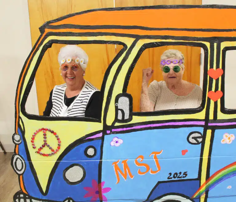 Class of 1959 friends Joy Robinson Keller, left, and Judy Greenwell take a ride. Joy was just visiting for the day. Class of 1959 friends Joy Robinson Keller, left, and Judy Greenwell take a ride. Joy was just visiting for the day.