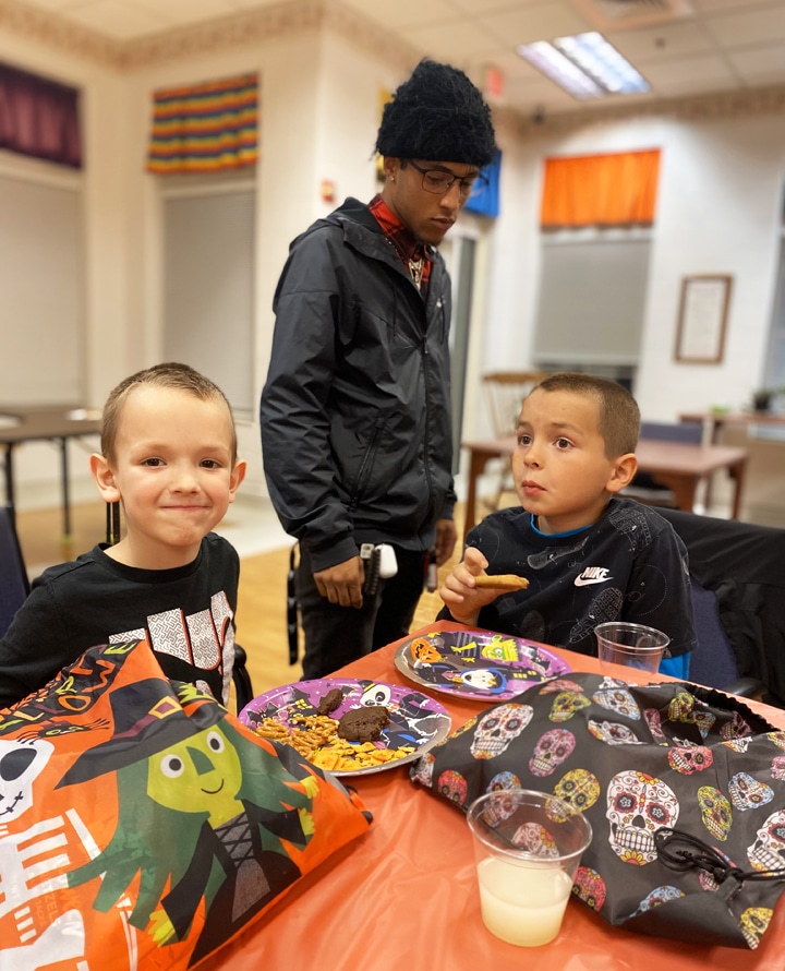 What’s a Halloween party without excellent snacks? Just ask Major, Brantley and Dayston, the grandsons and son-in-law of Pat Burden, of Almost Family.
