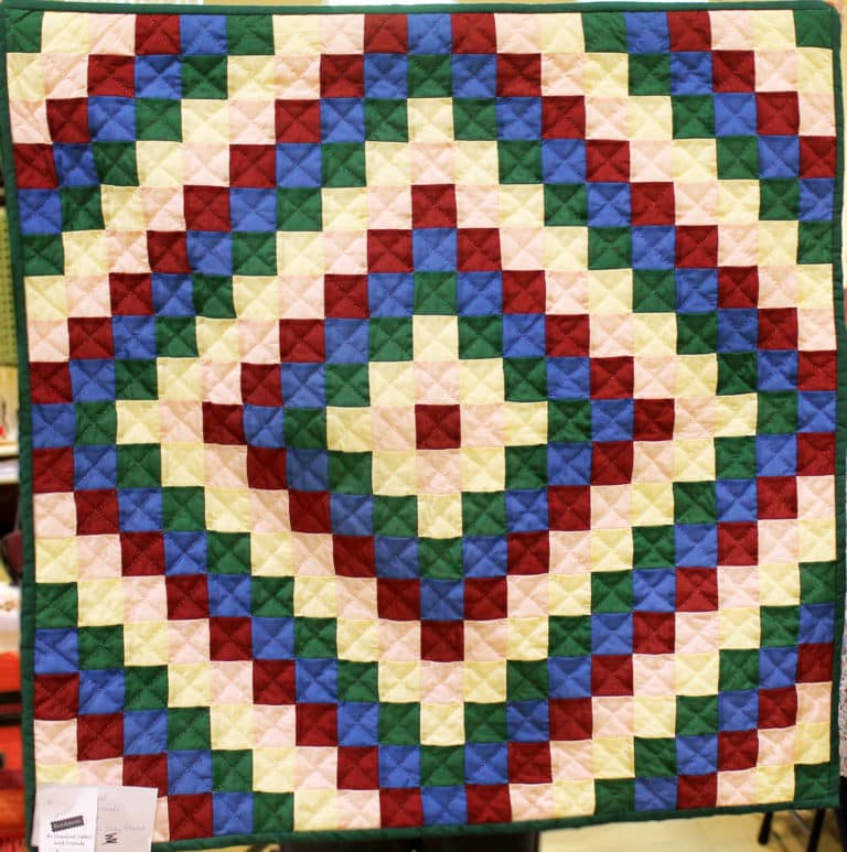 #36 Quilted Diamonds; 36x36; $50