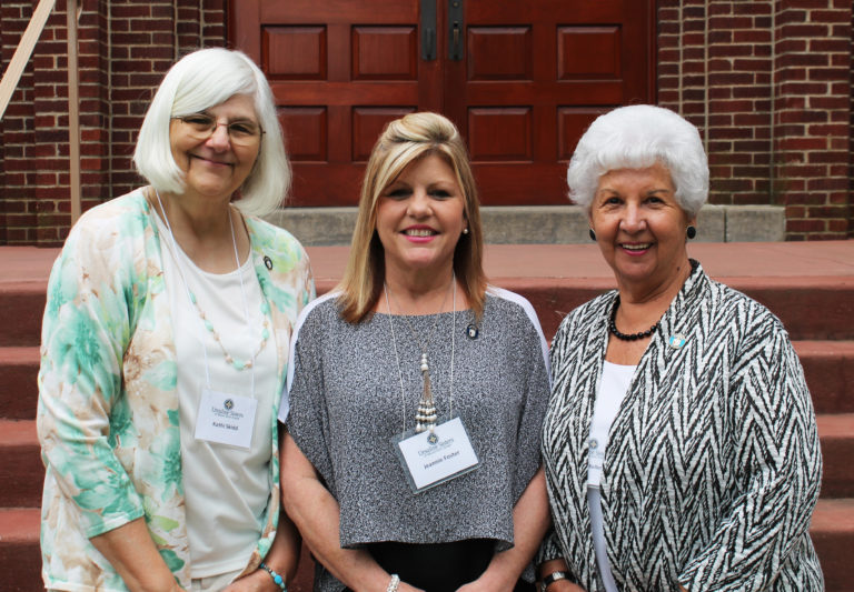The new associates, from left, Kathi Skidd, Jeannie Foster and Joy Keller.