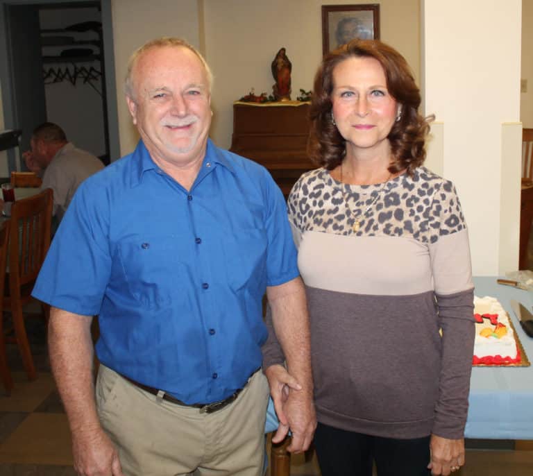 Mark was joined by his wife, Suzanne Blandford. The couple have been married for 36 years. Suzanne is a 1979 graduate of Mount Saint Joseph Academy.