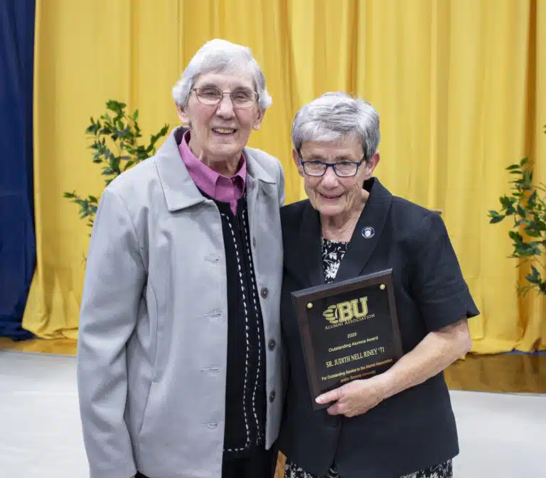 Sister Judith Nell is joined by her longtime friend Sister Julia Head. Sister Judith Nell is joined by her longtime friend Sister Julia Head.