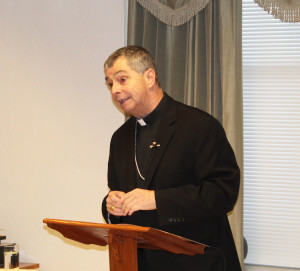 Bishop William Medley spoke to the Ursuline Sisters about mercy as part of the Year of Mercy series.