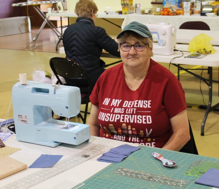 Sally Fitzgerald, of Bowling Green, Ky., is part of a quilting family that included her late mother and her sister Elizabeth.