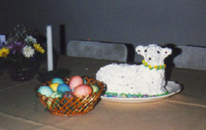 Among Sister Catherine’s specialties in Belleville were Easter breads and lamb cakes, which she made at Easter.