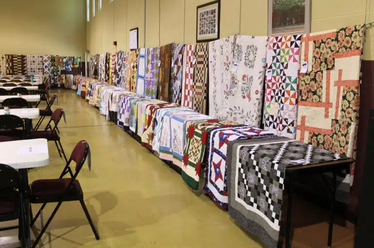 More than 100 quilts were available for winners to choose. More than 100 quilts were available for winners to choose.