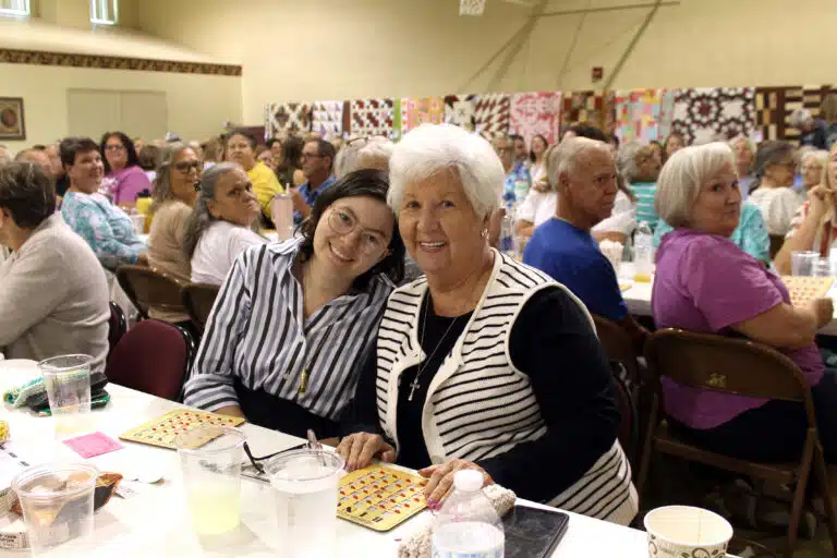 Associate Joy Keller, right, was accompanied by her granddaughter, Hannah Keller, who came all the way from New Orleans. Associate Joy Keller, right, was accompanied by her granddaughter, Hannah Keller, who came all the way from New Orleans.