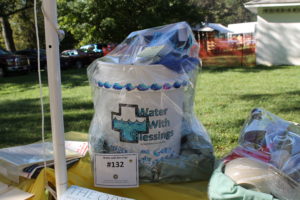 A Water with Blessings water purification kit and bucket was sold in the Silent Auction. The Water with Blessings ministry, which is now present in several countries, was started by Ursuline Sister Larraine Lauter.