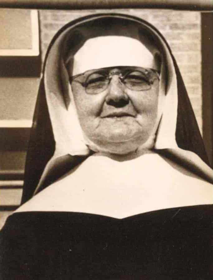 Sister Mary Amadeus Pike was the first member of St. Theresa Parish to join the Ursuline Sisters, in 1908. She died in 1966.
