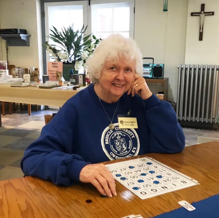 Sister Vivian Bowles is just a few numbers away from victory.