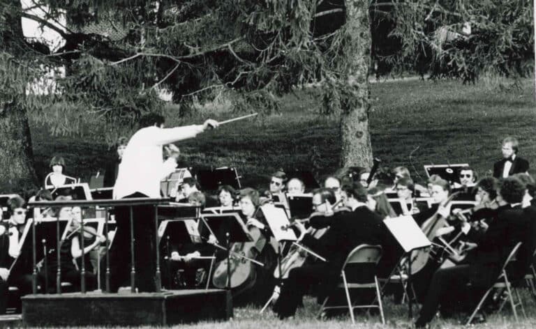 Closing night of Symphony in the Valley, year unknown.
