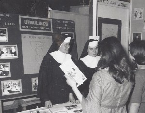 Vocation Booth Louisville 1964 Ruth Angelo Toronto and M Christ