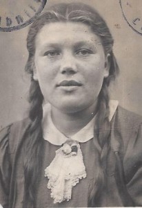 Irene Wasylina in 1942, just as she came to Austria.