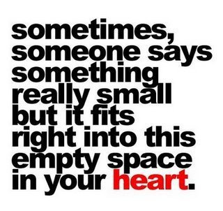 empty space in your heart