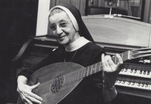 Sister Mary Marguerite Younker - Lover of the Lute. She researched this musical instrument as a part of her work at the Catholic University of America where she received a Bachelor of Music degree in 1927